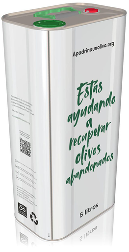 [lat-ac-emp-5l] Lata aceite de Oliva Virgen Extra Monovarietal Empeltre 5L