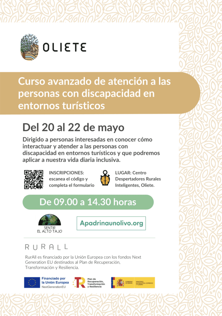 Dirigido a personas interesadas en conocer cómo interactuar y atender a las personas con discapacidad en entornos turísticos y que podremos aplicar a nuestra vida diaria inclusiva.